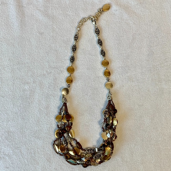 Brighton Boho RIVIERA Multi-Strand Bead Necklace - Picture 4 of 4